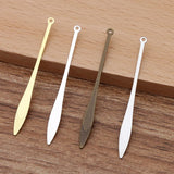 50pcs Brass Water Drop Pendant DIY Jewelry Making Charms 0169