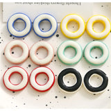 50pcs 25mm Geometry Irregular Resin Beads DIY Jewelry Accessory