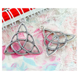 50pcs Triangle Charm 29*28MM Antique Silver Plated DIY Jewelry Supplies