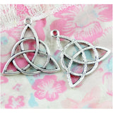 50pcs Triangle Charm 29*28MM Antique Silver Plated DIY Jewelry Supplies