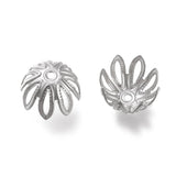 50pcs 304 Stainless Steel Flower Bead Caps Cone End Beads Cap for DIY Jewelry