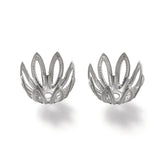 50pcs 304 Stainless Steel Flower Bead Caps Cone End Beads Cap for DIY Jewelry