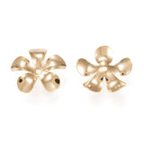 50pcs 304 Stainless Steel Flower Bead Caps Cone End Beads Cap for DIY Jewelry