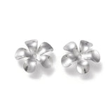 50pcs 304 Stainless Steel Flower Bead Caps Cone End Beads Cap for DIY Jewelry