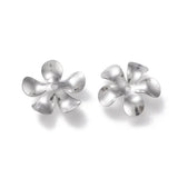 50pcs 304 Stainless Steel Flower Bead Caps Cone End Beads Cap for DIY Jewelry
