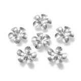 50pcs 304 Stainless Steel Flower Bead Caps Cone End Beads Cap for DIY Jewelry
