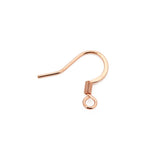 50pcs 316L Surgical Stainless Steel 0.7x15mm Ear Wire Fish Hook Earring Clasp