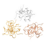 50pcs 316L Surgical Stainless Steel 0.7x15mm Ear Wire Fish Hook Earring Clasp