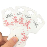 50pcs Jewelry Display Card Hang Tag for DIY Necklaces Bracelet Packaging