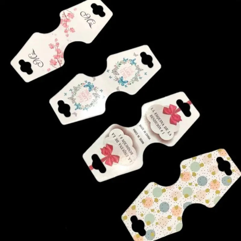 50pcs Jewelry Display Card Hang Tag for DIY Necklaces Bracelet Packaging