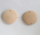 50pcs Round Unfinished Wooden Earring Pieces WB-003