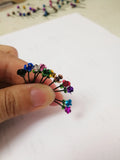 50pcs Mini Rose Flowers for DIY Glass Bottle Stuff