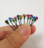 50pcs Mini Rose Flowers for DIY Glass Bottle Stuff