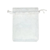 50pcs Colorful Organza Bags Drawstring Wedding Gift Pouches