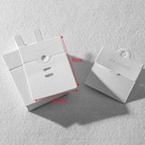 50pcs Blank Paper Label Cards for Jewelry Display DIY Finger Ring Retail D