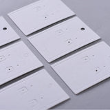 50pcs 500gsm Eco-friendly Jewelry Earring Display Card Tags
