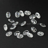 50pcs 5A CZ Stone Oval Cut Synthetic Gems For Jewelry