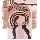 50pcs Beauty Printed Earring Necklace Pendant Packaging