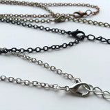 50pcs Long Link Chains Necklace w/ Lobster Clasps