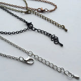 50pcs Long Link Chains Necklace w/ Lobster Clasps