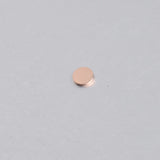 50pcs 6mm Stainless Steel Disc Charms DIY Engrave Blanks Tag
