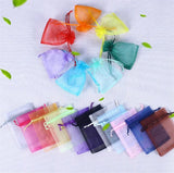 50pcs Organza Gift Bags Drawstring Jewelry Candy Packaging Bag 50%