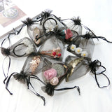 50pcs/lot Organza Bags Jewelry Packaging Wedding Party Gift Pouches