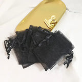 50pcs/lot Organza Bags Jewelry Packaging Wedding Party Gift Pouches