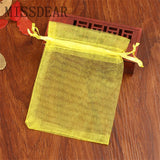 50pcs Small Organza Bag Wedding Charms Jewelry Gift Pouches