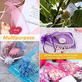 50pcs/lot Organza Bags Drawstring Jewelry Packaging Candy Wedding Bags Pouches