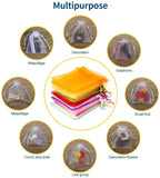50pcs/lot Organza Bags Drawstring Jewelry Packaging Candy Wedding Bags Pouches