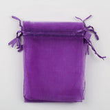 50pcs/lot 9x12cm Organza Bag Christmas Wedding Candy Bags Gift Pouches