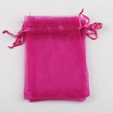 50pcs/lot 9x12cm Organza Bag Christmas Wedding Candy Bags Gift Pouches