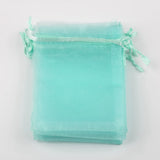 50pcs/lot 9x12cm Organza Bag Christmas Wedding Candy Bags Gift Pouches