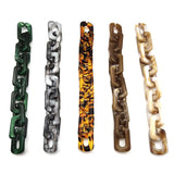 50pcs Acrylic Buckle Beads 20*30mm DIY Handbag Key Strap Chains Accessories