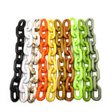 50pcs Acrylic Colored Buckle Beads DIY Handbag Key Strap Glasses Chains N206