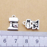 50pcs Antique Silver Alloy Coffeemaker Charms 11x17mm
