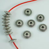 50pcs Alloy Sun Flower Spacer Beads for DIY Jewelry Making