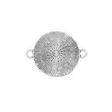 50pcs Tibetan Silver Double Ring Setting for 25mm Glass/Cabochon K03371