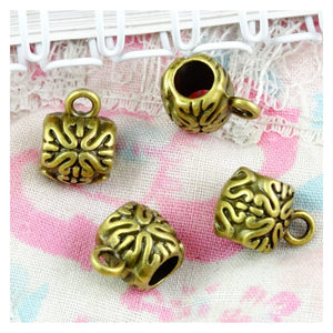 Antique Bronze Spacer Charm Beads DIY Jewelry Making