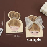 50pcs Barrettes Packing Paper Card for DIY Kid Hair Accessories