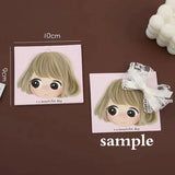 50pcs Barrettes Packing Paper Card for DIY Kid Hair Accessories