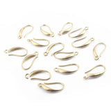 50pcs Brass Earring Clasps for DIY Jewelry Making