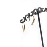 50pcs Brass Earring Clasps for DIY Jewelry Making