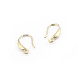 50pcs Brass Earring Clasps for DIY Jewelry Making