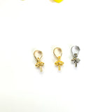 50pcs Blank Earring Studs Base Pins For Jewelry Making