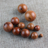 50pcs Burma Rosewood Charm Beads 6-20mm DIY Jewelry Making Spacer Accessory