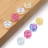 50pcs Clover Lampwork Beads Glass Beads for Jewelry Making