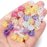 50pcs Clover Lampwork Beads Glass Beads for Jewelry Making