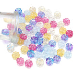 50pcs Clover Lampwork Beads Glass Beads for Jewelry Making